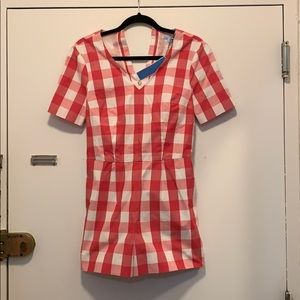 Draper James gingham romper